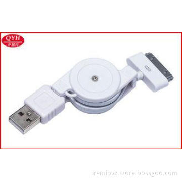 USB Charging Retractable Sync Cable iPhone iPad 30pin cord
